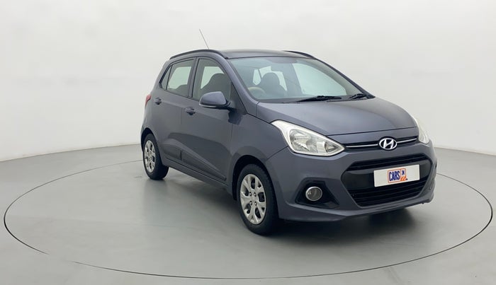 2016 Hyundai Grand i10 SPORTZ 1.2 KAPPA VTVT, Petrol, Manual, 1,14,586 km, Right Front Diagonal