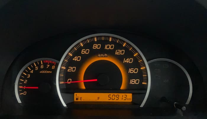 2012 Maruti Wagon R 1.0 VXI, Petrol, Manual, 51,010 km, Odometer Image