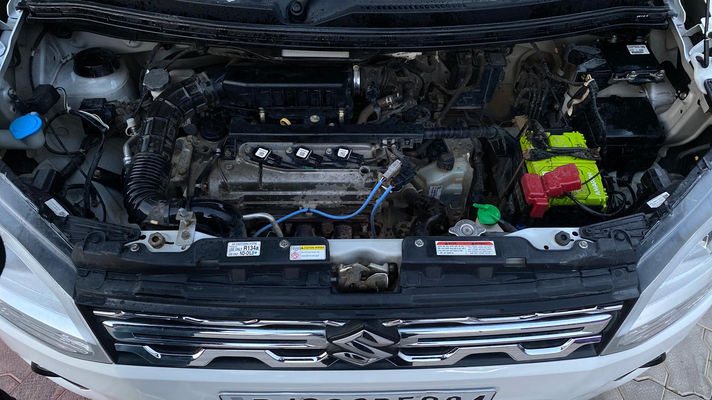 2020 Maruti New Wagon-R VXI 1.0 AMT, Petrol, Automatic, 65,974 km, Engine View