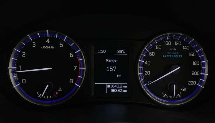 2021 Maruti S Cross ZETA 1.5, Petrol, Manual, 38,329 km, Odometer Image
