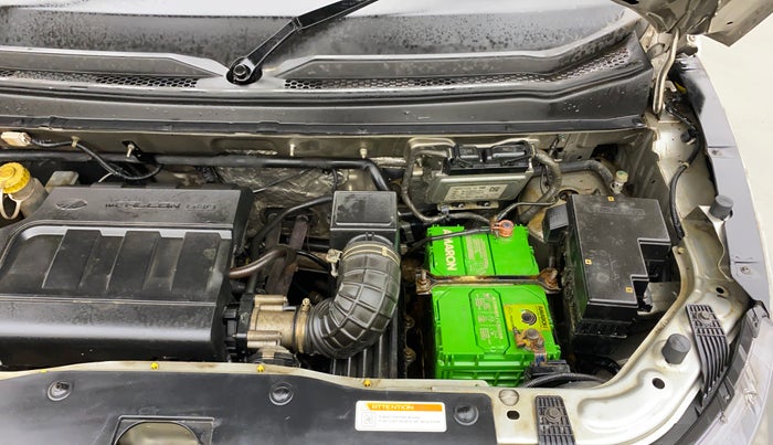 2016 Mahindra Kuv100 K4 PLUS 6 STR, Petrol, Manual, 70,946 km, Engine View - Left