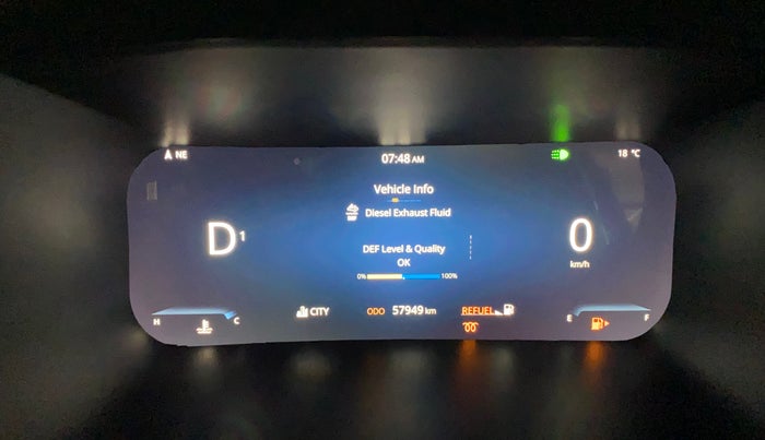 2024 Tata Harrier ADVENTURE PLUS DARK EDITION AT, Diesel, Automatic, 57,919 km, Odometer Image