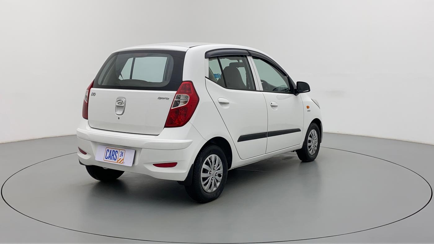 2014 Hyundai i10 SPORTZ 1.1 IRDE2, Petrol, Manual, 45,857 km, Right Back Diagonal