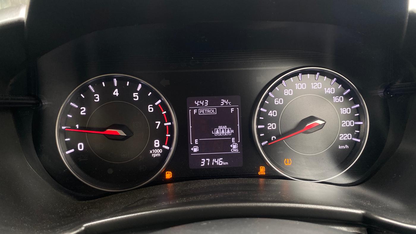 2025 Maruti Dzire ZXi CNG, CNG, Manual, 37,146 km, Odometer Image