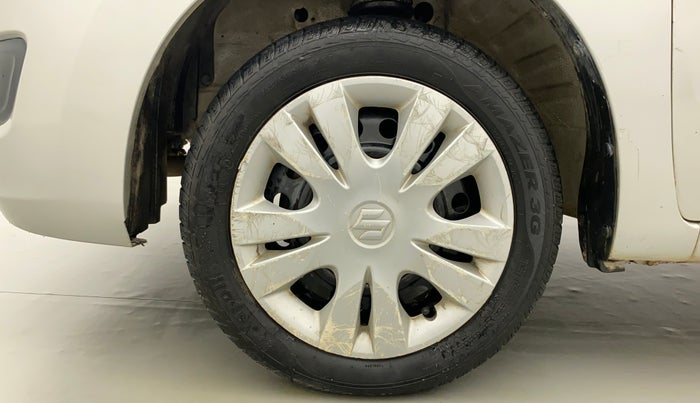 2011 Maruti Wagon R 1.0 VXI, Petrol, Manual, 77,193 km, Left Front Wheel