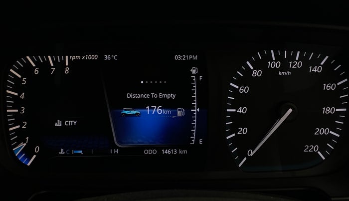 2022 Tata PUNCH CREATIVE  MT, Petrol, Manual, 14,610 km, Odometer Image