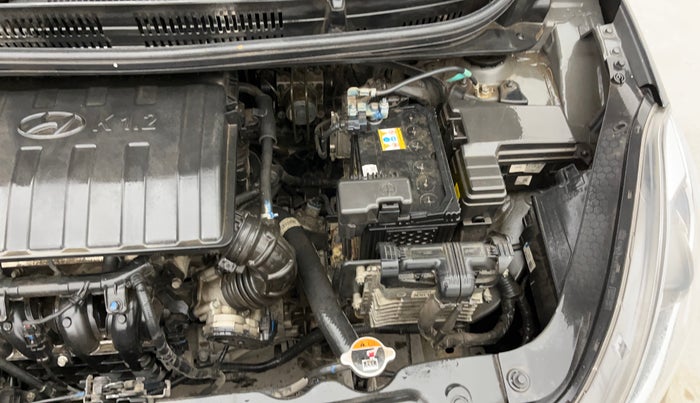 2021 Hyundai GRAND I10 NIOS SPORTZ AMT 1.2 KAPPA VTVT, Petrol, Automatic, 46,629 km, Engine View - Left