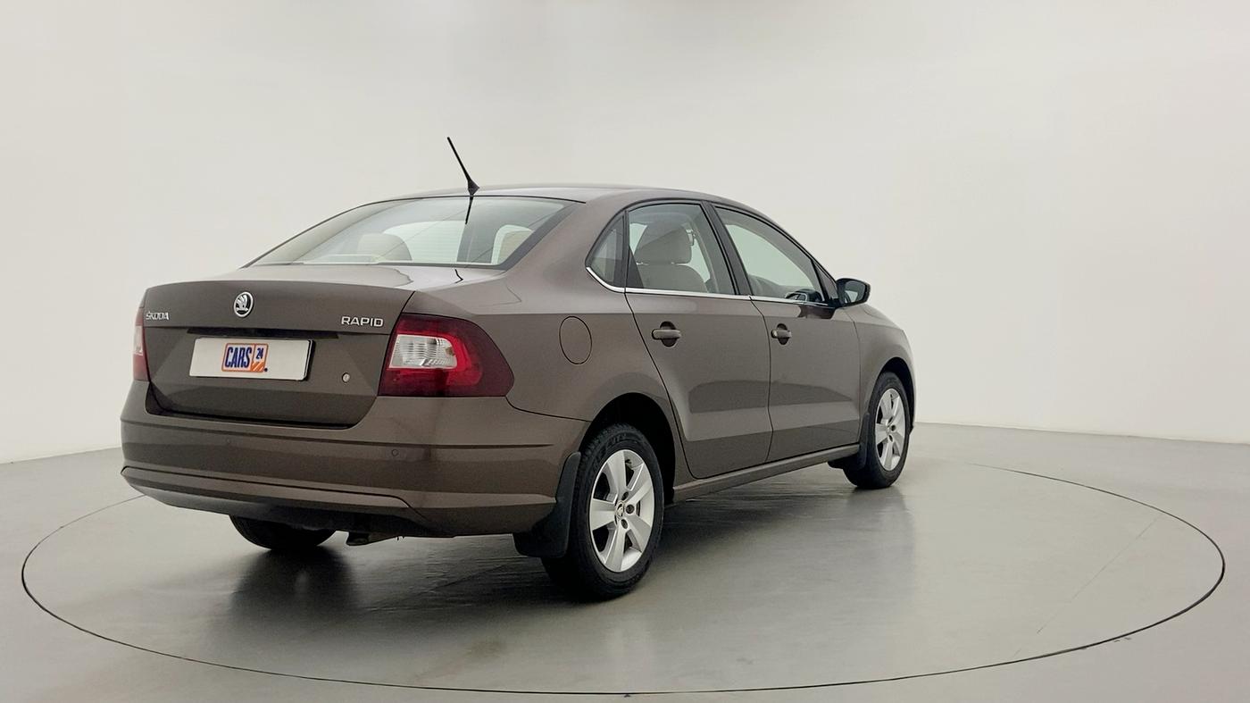 2020 Skoda Rapid 1.0 AMBITION TSI AT, Petrol, Automatic, 10,713 km, Right Back Diagonal