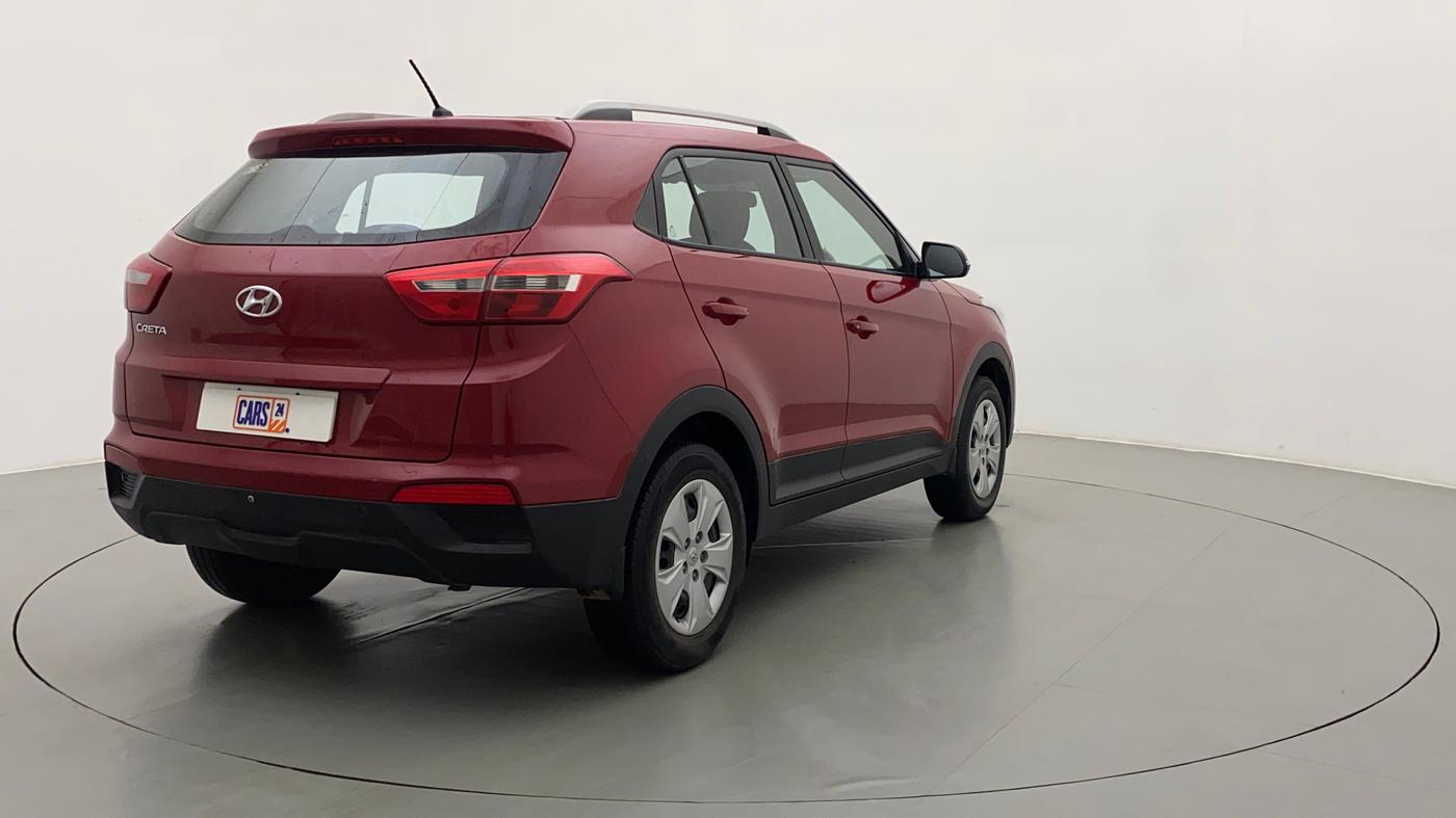 2017 Hyundai Creta E PLUS 1.6 PETROL, Petrol, Manual, 62,559 km, Right Back Diagonal