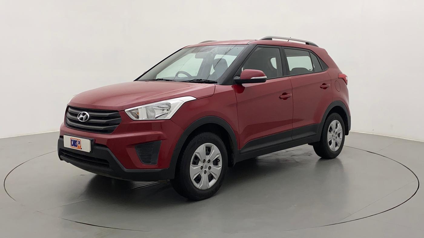 2017 Hyundai Creta E PLUS 1.6 PETROL, Petrol, Manual, 62,559 km, Left Front Diagonal