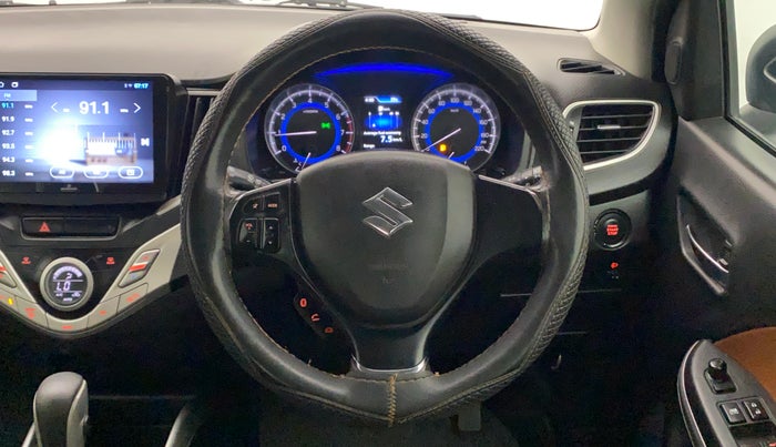 2017 Maruti Baleno ZETA CVT PETROL 1.2, Petrol, Automatic, 41,731 km, Steering Wheel Close Up