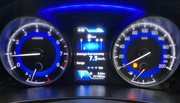 2017 Maruti Baleno ZETA CVT PETROL 1.2, Petrol, Automatic, 41,731 km, Odometer Image