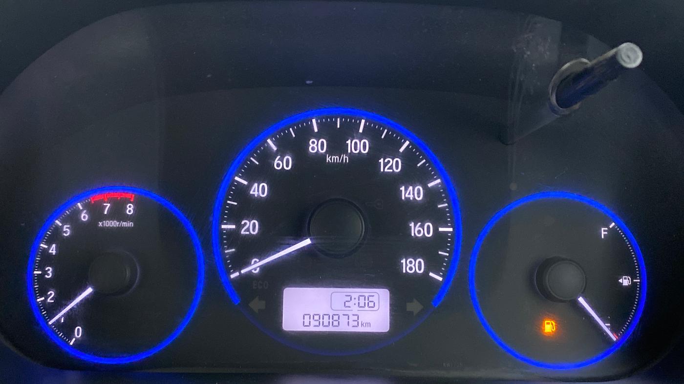 2018 Honda Brio S(O) MT, CNG, Manual, 90,872 km, Odometer Image