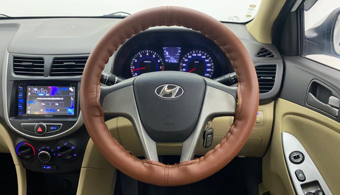 2017 Hyundai Verna FLUIDIC 4S 1.4 VTVT, Petrol, Manual, 27,636 km, Steering Wheel Close Up