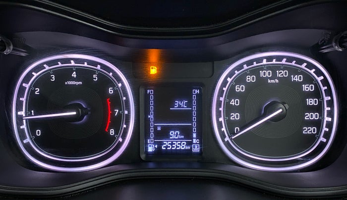 2020 Maruti Vitara Brezza ZXI +, Petrol, Manual, 25,486 km, Odometer Image