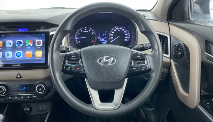 2015 Hyundai Creta 1.6 SX PLUS PETROL, CNG, Manual, 68,901 km, Steering Wheel Close Up