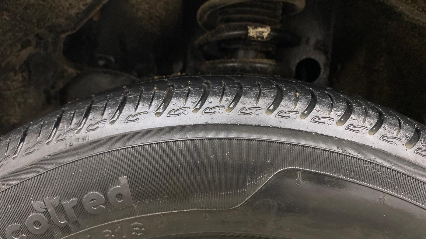 2023 Maruti S PRESSO VXI (O) AMT, Petrol, Automatic, 52,283 km, Left Front Tyre Tread