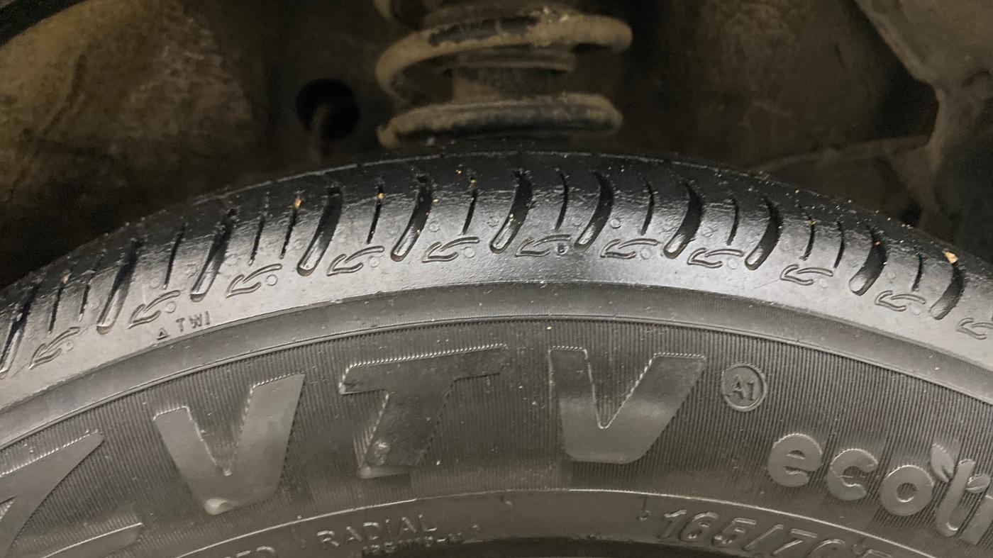 2023 Maruti S PRESSO VXI (O) AMT, Petrol, Automatic, 52,283 km, Right Front Tyre Tread