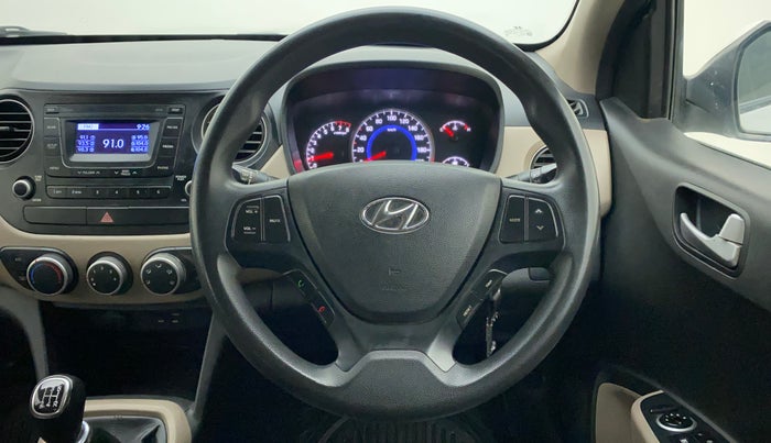 2016 Hyundai Grand i10 SPORTZ 1.2 KAPPA VTVT, Petrol, Manual, 85,017 km, Steering Wheel Close Up