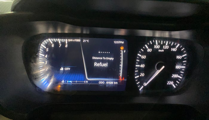 2021 Tata ALTROZ XZ PETROL, Petrol, Manual, 61,016 km, Odometer Image