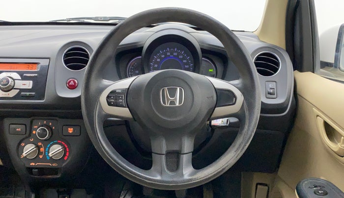 2015 Honda Brio S MT, Petrol, Manual, 39,375 km, Steering Wheel Close Up