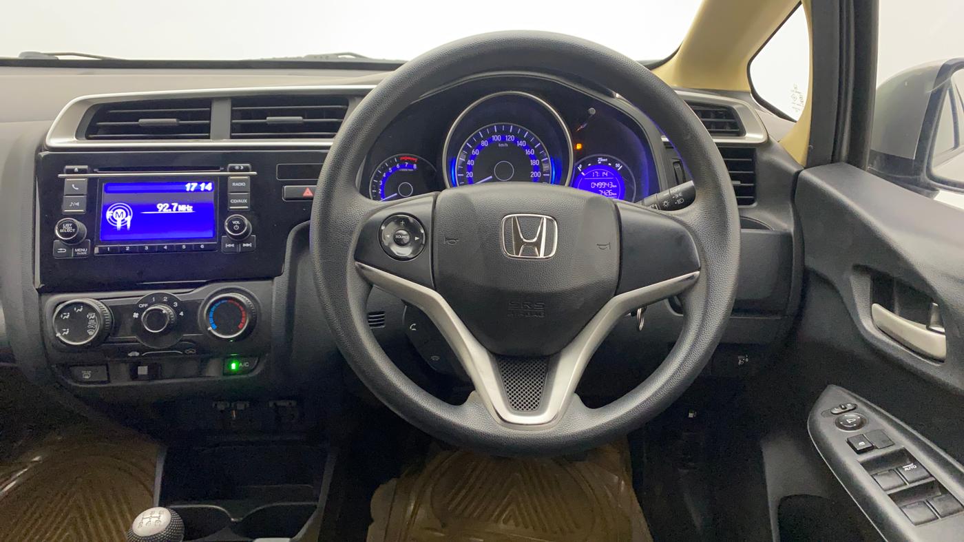2017 Honda Jazz 1.2L I-VTEC SV, CNG, Manual, 49,986 km, Steering Wheel Close Up