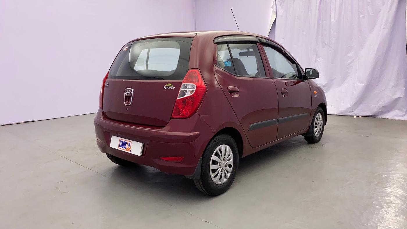 2014 Hyundai i10 SPORTZ 1.1, Petrol, Manual, 57,602 km, Right Back Diagonal