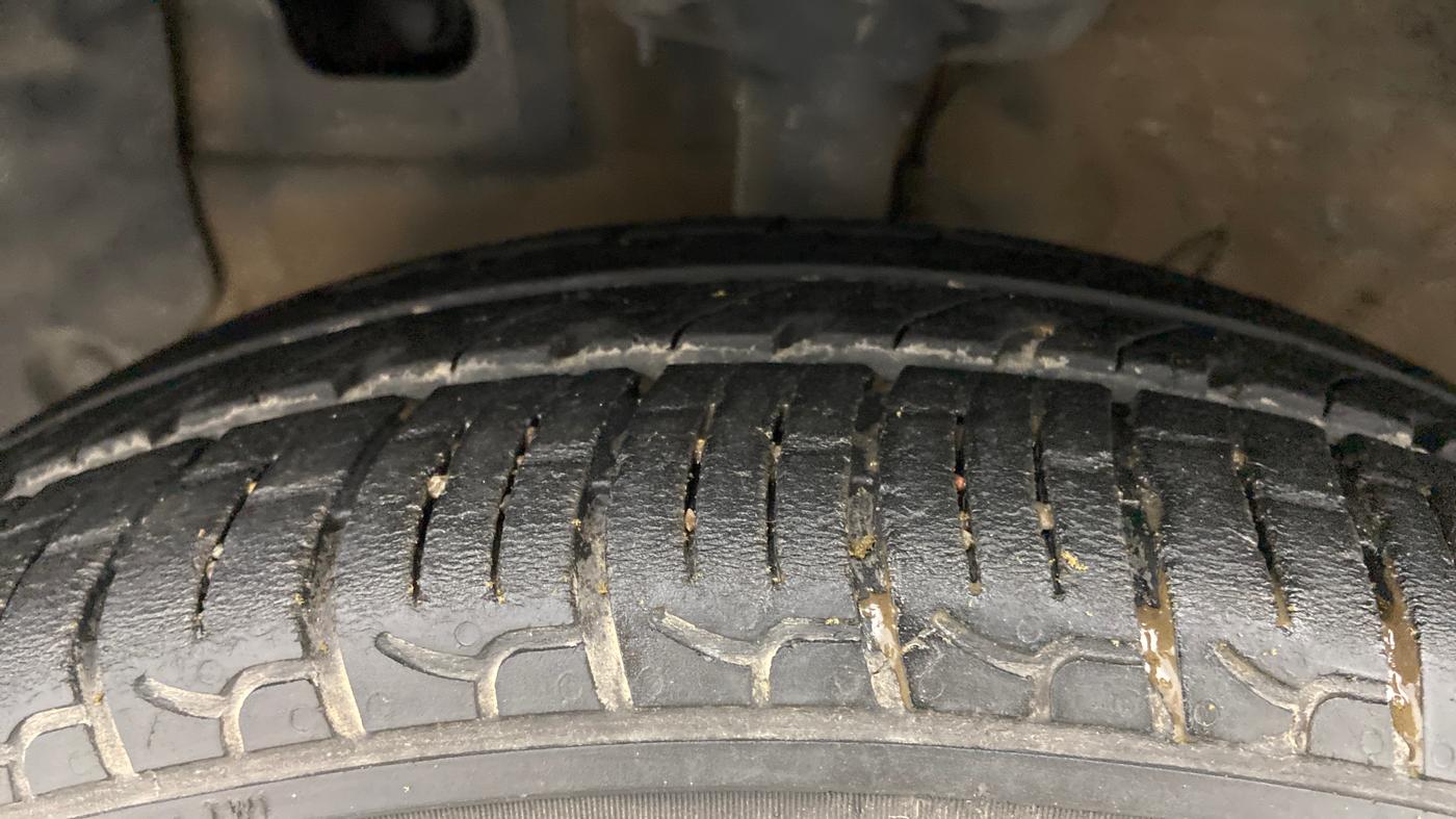2021 Hyundai NEW SANTRO SPORTZ AMT, Petrol, Automatic, 31,784 km, Left Front Tyre Tread