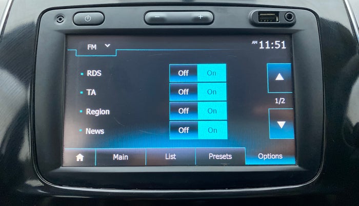 2018 Renault Kwid 1.0 RXT Opt, Petrol, Manual, 20,154 km, Infotainment System