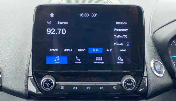 2018 Ford Ecosport TITANIUM 1.5L DIESEL, Diesel, Manual, 36,332 km, Infotainment System