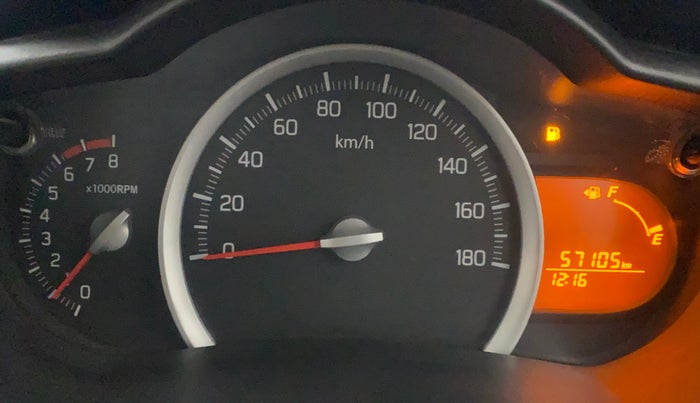 2015 Maruti Celerio ZXI, Petrol, Manual, 57,068 km, Odometer Image