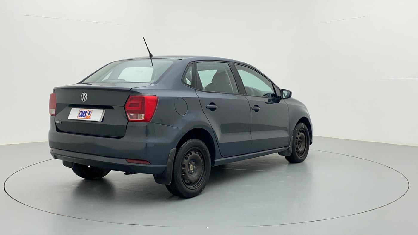 2018 Volkswagen Ameo COMFORTLINE 1.0, Petrol, Manual, 79,750 km, Right Back Diagonal