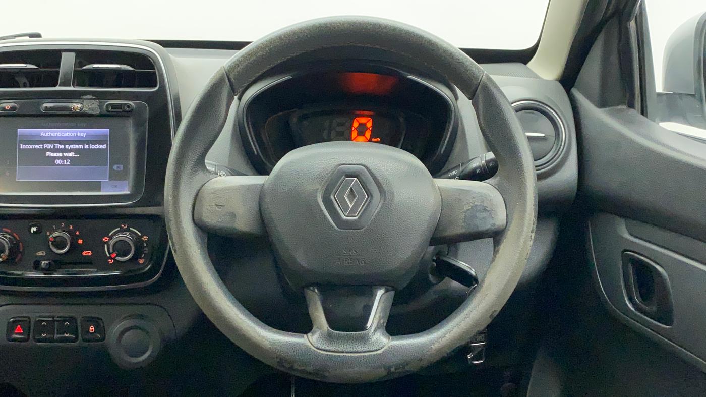 2016 Renault Kwid RXT 1.0 (O), Petrol, Manual, 77,559 km, Steering Wheel Close Up