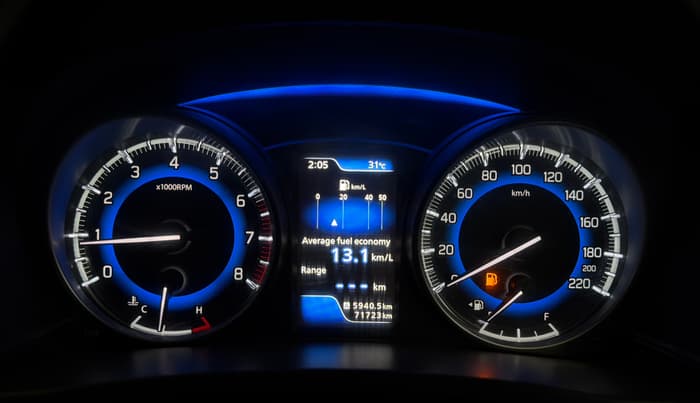 2020 Toyota Glanza G, Petrol, Manual, 71,713 km, Odometer Image
