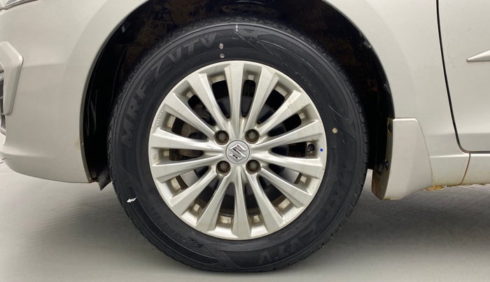 2014 Maruti Ciaz ZXI AMT, Petrol, Automatic, 44,997 km, Left Front Wheel