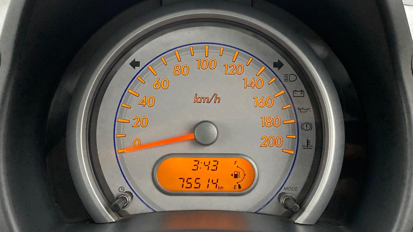 2013 Maruti Ritz VXI, Petrol, Manual, 75,514 km, Odometer Image