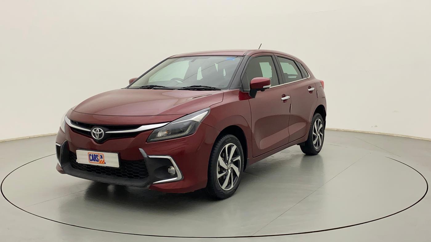 2022 Toyota Glanza V, Petrol, Manual, 41,129 km, Left Front Diagonal