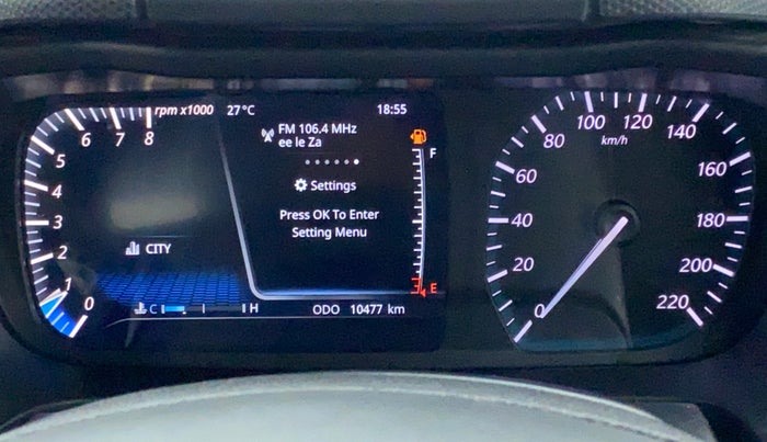 2020 Tata ALTROZ XZ 1.2, Petrol, Manual, 10,546 km, Odometer Image
