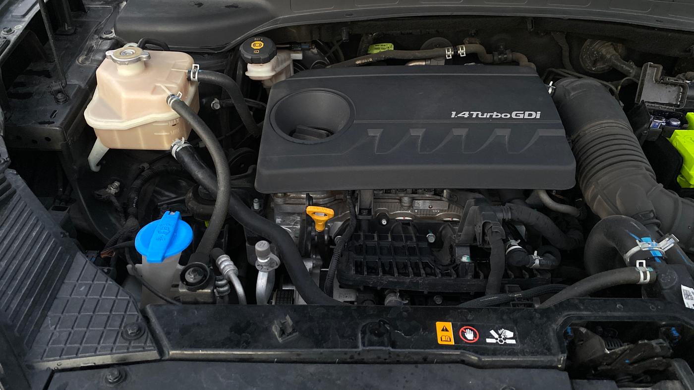 2022 Hyundai Creta SX (O) 1.4 TURBO DCT, Petrol, Automatic, 48,864 km, Engine View - Right