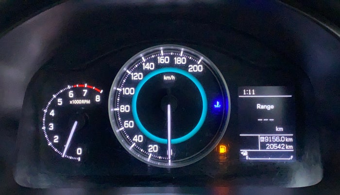 2017 Maruti IGNIS ZETA 1.2 K12 DUAL TONE, Petrol, Manual, 20,591 km, Odometer Image