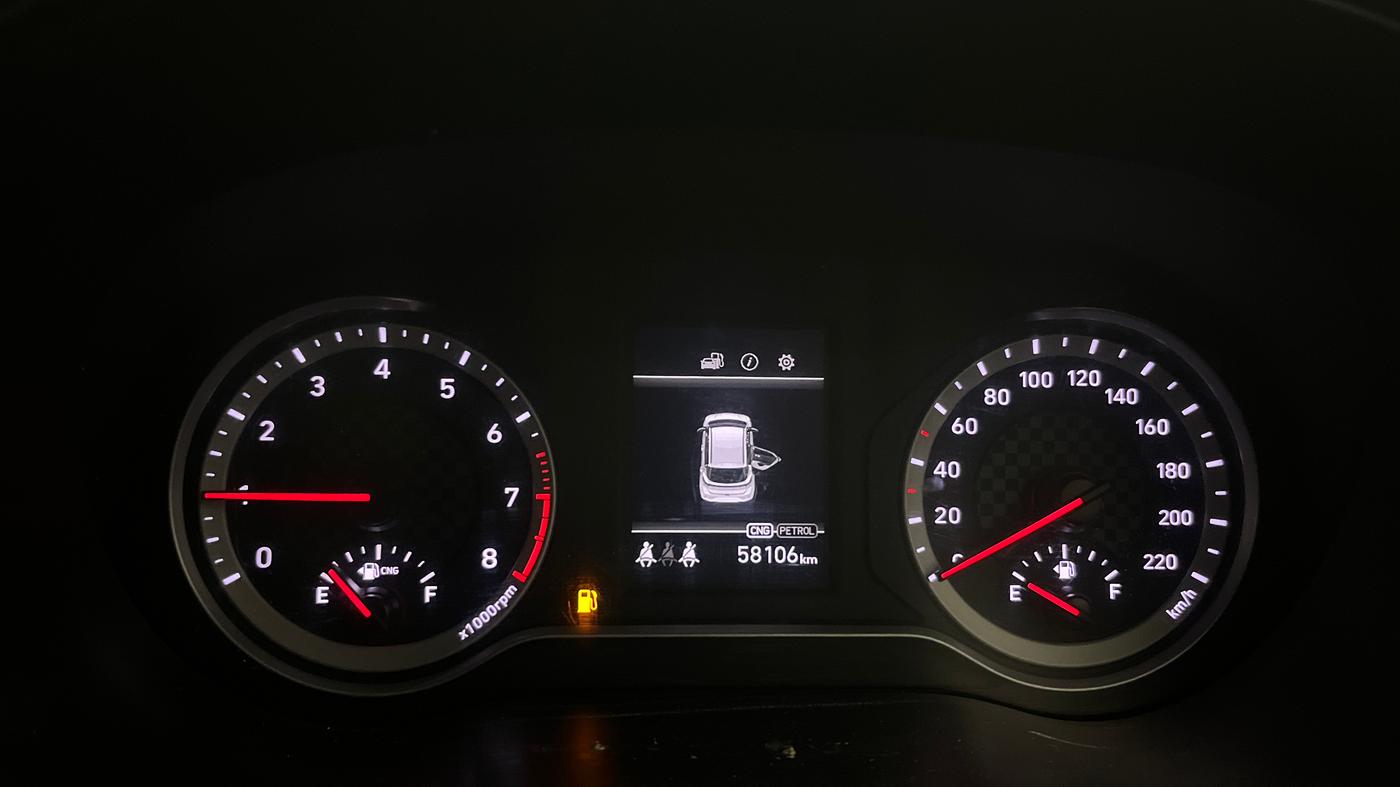 2024 Hyundai Grand i10 Sportz 1.2 Hy-CNG Duo, CNG, Manual, 58,061 km, Odometer Image