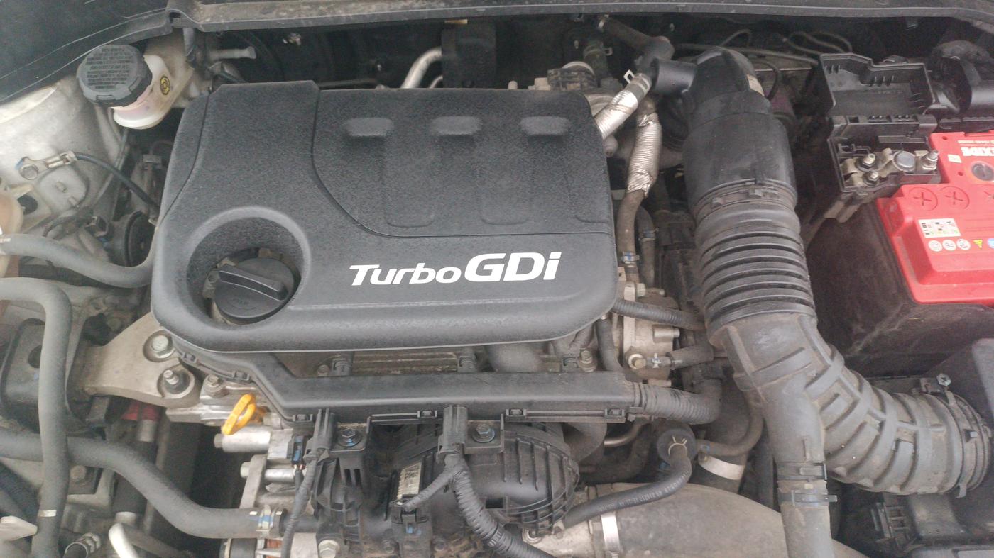 2021 Hyundai NEW I20 ASTA (O) 1.0 TURBO GDI DCT, Petrol, Automatic, 45,609 km, Engine View