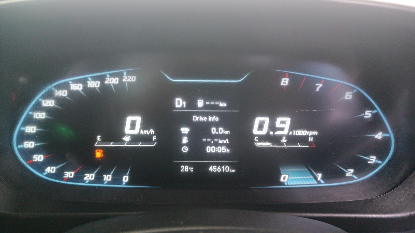 2021 Hyundai NEW I20 ASTA (O) 1.0 TURBO GDI DCT, Petrol, Automatic, 45,609 km, Odometer Image