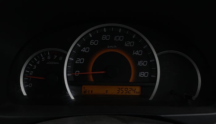 2012 Maruti Wagon R 1.0 VXI, Petrol, Manual, 35,921 km, Odometer Image