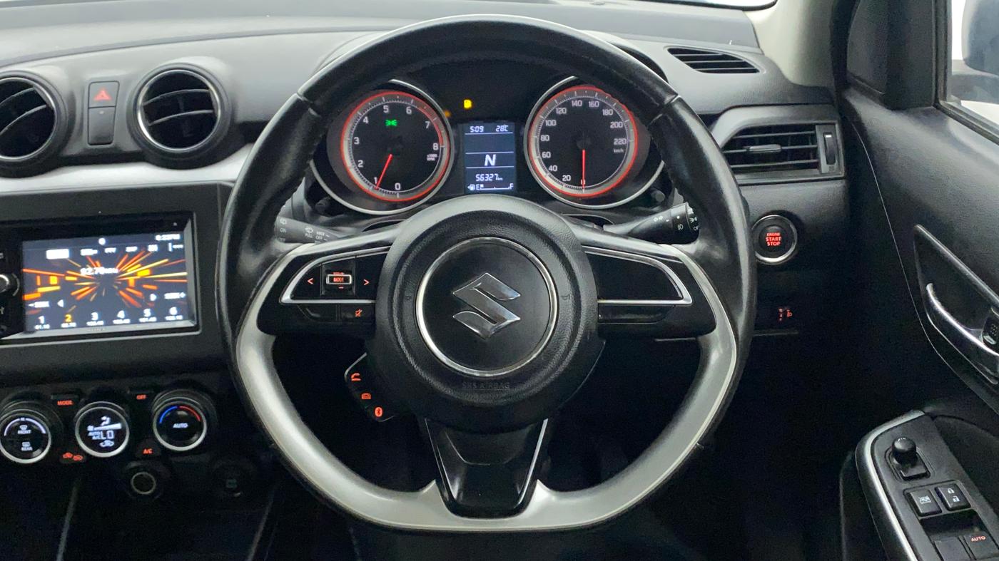2018 Maruti Swift ZXI AMT, Petrol, Automatic, 56,327 km, Steering Wheel Close Up