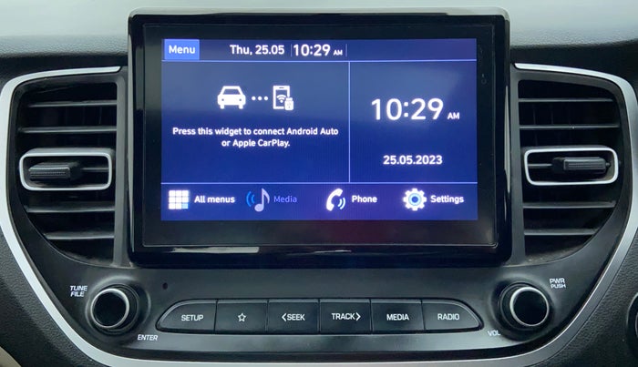 2021 Hyundai Verna SX 1.5 CRDI, Diesel, Manual, 35,447 km, Infotainment System