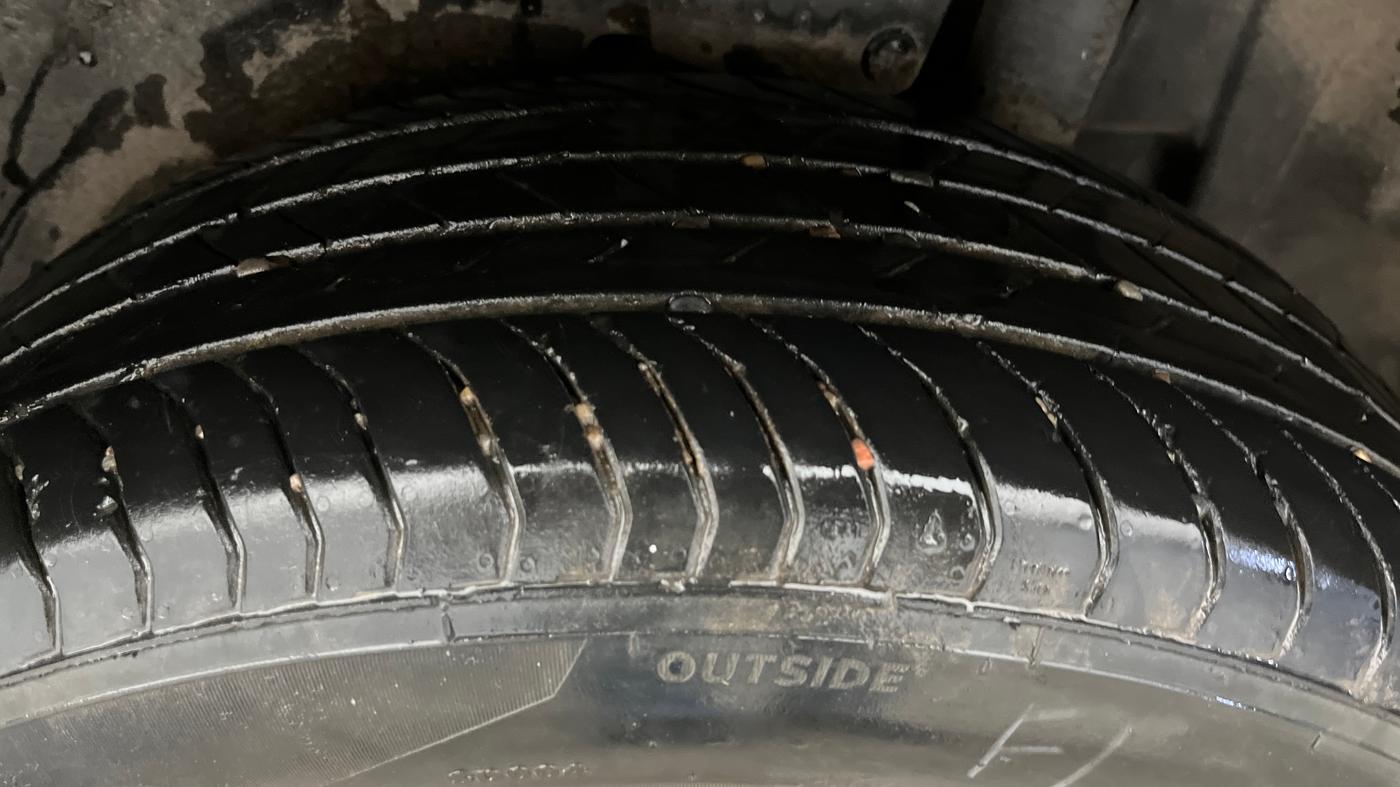2022 Maruti Vitara Brezza LXI, Petrol, Manual, 20,418 km, Left Rear Tyre Tread