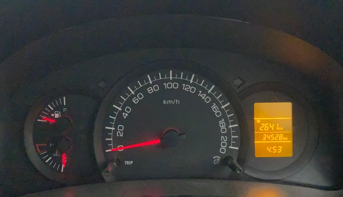 2015 Maruti Swift LXI, Petrol, Manual, 34,526 km, Odometer Image