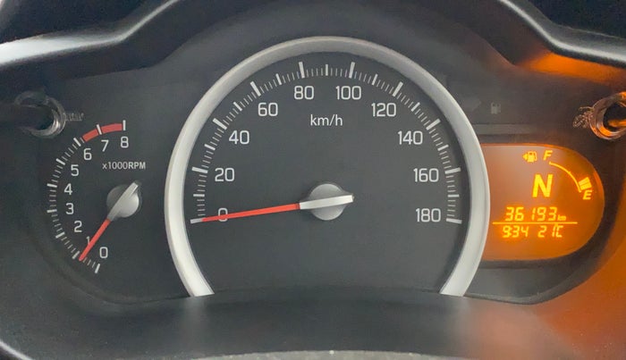 2017 Maruti Celerio ZXI AMT, Petrol, Automatic, 36,192 km, Odometer Image