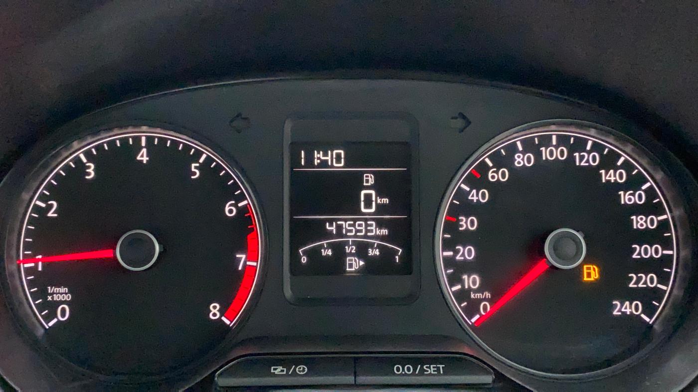 2018 Volkswagen Ameo COMFORTLINE 1.0L, Petrol, Manual, 47,592 km, Odometer Image